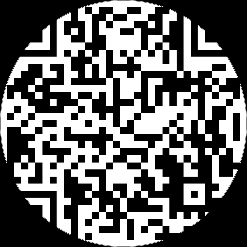 WaveCast QR Code (Circular)